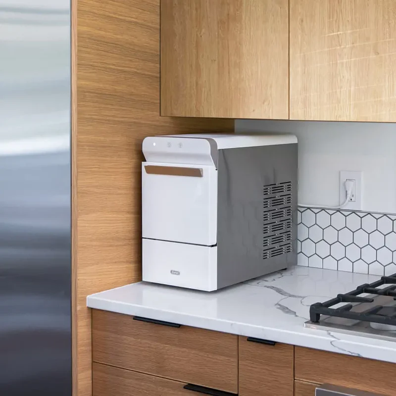 V2.0 Countertop Nugget Ice Maker with Self-Cleaning & 38 lbs/24 hrs Production