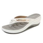 ⏰Final Day 49% OFF｜Women’s Arch Support Cushion Thong Sandals – Soft Sole Flip Flops